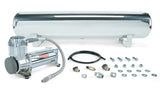 Air Lift Performance 4 Gal. Polished Tank w/ Viair 444c chrome compressor, 1/4" & 3/8" fittings & tank mounting hardware