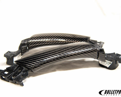GT-RR CARBON FIBER INTERIOR DOOR HANDLE GRIP SET FOR 2009-19 NISSAN GT-R [R35]