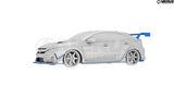 Side Splitters for 2017-2021 FK8 Honda Civic Type R
