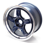 Volk 21C 18x9.5 +20 Mag Blue/Diamond cut lip