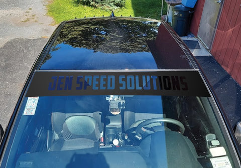 Jen Speed Solutions MEMBERSHIP BANNER v1 (Front Windshield Decals)