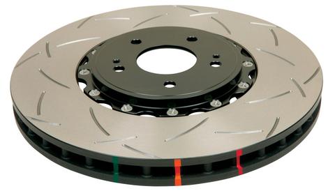 DBA 06-14 Mazdaspeed 3 Front Slotted 5000 Series 2 Piece Rotor Assembled w/ Black Hat