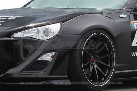 TRA-Kyoto GReddy X Rocket Bunny 86 Aero, Ver.1 - Front Over-Fenders (only) for FR-S 2013-