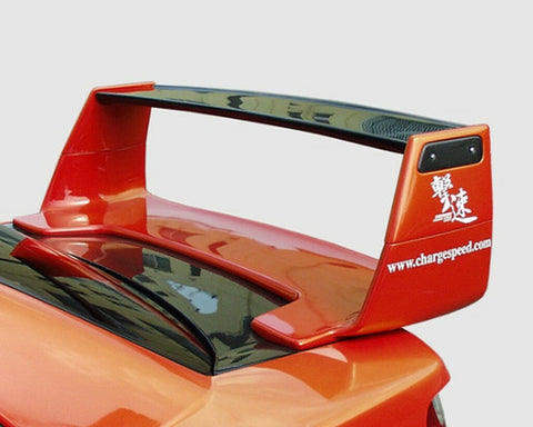 CS978CW3 - CHARGE SPEED 2002-2007 SUBARU WRX FULL COMPOSITE WING STRAIGHT WITH CARBON TOP