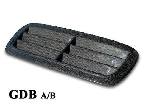 CS978HDOC - CHARGE SPEED 2002-2003 SUBARU WRX GD-A CARBON OUTLET STYLE HOOD DUCT