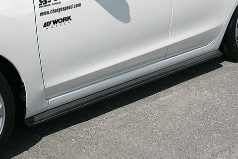 CS9731SSC1 - CHARGE SPEED 2012-2015 SUBARU IMPREZA 4DR SEDAN GJ/ 5DR HATCHBACK GP BOTTOM LINE CARBON SIDE SKIRTS NO OEM SIDE SKIRTS