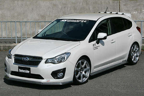 CS9731FLKC1 - CHARGE SPEED 2012-2015 SUBARU IMPREZA SEDAN GP 5DR HATCHBACK BOTTOM LINE CARBON FULL LIP KIT - TO BE USE FOR VEHICLE WITH NO OEM SIDE SKIRTS MODEL