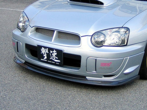 CS977FL1C - CHARGE SPEED 2004-2005 SUBARU IMPREZA GD-B PEANUT EYE LATTER MODEL BOTTOMLINE TYPE-1 CARBON FRONT LIP
