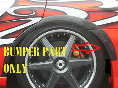 CS975OFAC - CHARGE SPEED 2005-2007 SUBARU WRX CARBON REAR OVER FENDER WITH BUMPER SIDE ADAPTOR