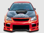CS975FBD - CHARGE SPEED 2006-2007 SUBARU IMPREZA GD-F HAWKEYE TYPE-2 FRONT BUMPER WITH 3-D CARBON CENTER