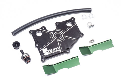 ECOBOOST PCV BAFFLE PLATE WITH FITTINGS