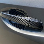 Door Handle Scratch Protector Compatible for Subaru WRX STI 2015-2020 Dry Carbon Fiber Lightweight Strong with U-Resistant Clear Coating