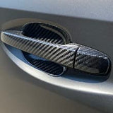 Door Handle Scratch Protector Compatible for Subaru WRX STI 2015-2020 Dry Carbon Fiber Lightweight Strong with U-Resistant Clear Coating