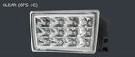 CS9735BFS-1CC - CHARGE SPEED JDM SPEC SUBARU CLEAR LED BACK FOG LAMP WITH F1 STYLE FLASH BRAKE LAMP-LENS=CLEAR, REFLECTOR=CHROME