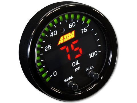 X-Series 100 PSI/7BAR Oil/Fuel Pressure Gauge
