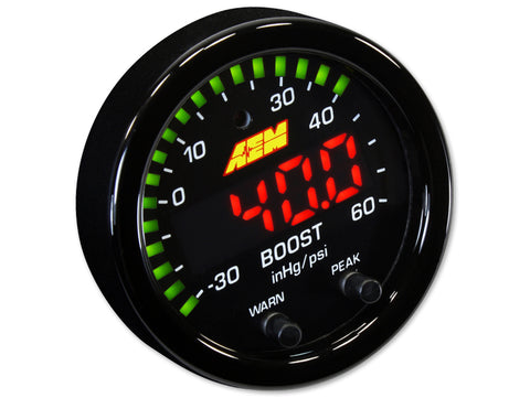 X-Series 60PSI / 4BAR Boost Display Gauge