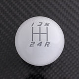 GLOSS WHITE WEIGHTED - 5 SPEED VELOCITY ENGRAVING - MAZDA FITMENT