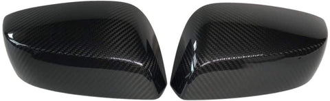Mirror Cover Cap for SUBARU WRX STI 2015-2020 | Dry Carbon Decorative Trim | NO Indicator LED Light Version | Lightweight Strong with UV-Resistant | Clear Coating Perfect for an Aggressive