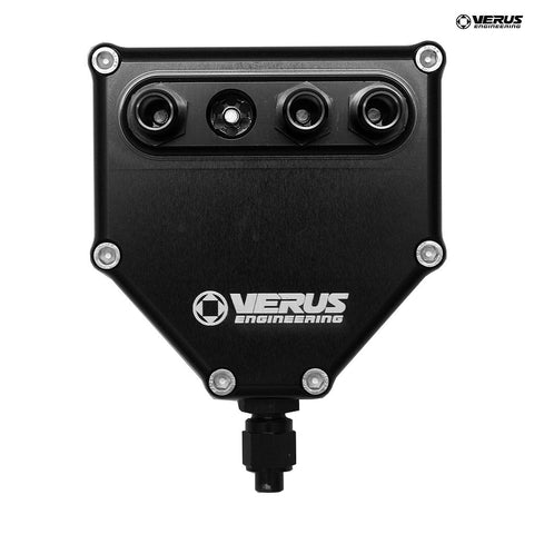 Dual Air Oil Seperator, Anodized Black - FT86