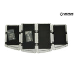 Hood Louver Rain Guard Kit, Powdercoated Black, Large Only - FT86