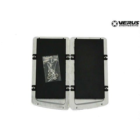 Hood Louver Rain Guard Kit, Powdercoated Black, Large Only - FT86