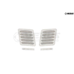 Hood Louver Kit, Bare Aluminum - WRX