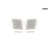 Hood Louver Kit, Bare Aluminum - WRX