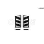 Hood Louver Kit, Large Louvers Only, Bare aluminum - FT86