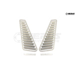 Z33 350Z Hood Louver Kit, Raw Aluminum