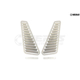 Z33 350Z Hood Louver Kit, Raw Aluminum
