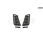 Hood Louver Kit, Raw Aluminum - Golf R/GTI