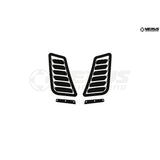 Hood Louver Kit, Raw Aluminum - Golf R/GTI