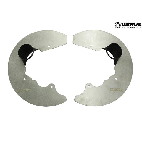 Backing Plate Kit with Dry Carbon Duct for 2.5" Hose, Set of 2 - WRX
