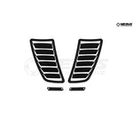 Hood Louver Kit, Raw Aluminum - GR/GV WRX/STI
