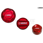 Engine Bay Fluid Cap Kit, Anodized Black - Mk5 Supra