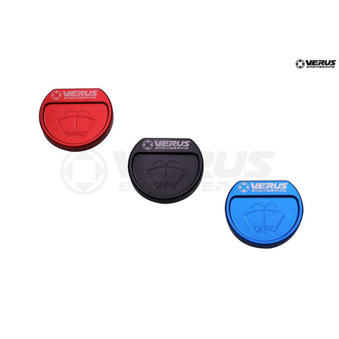 Windshield Washer Fluid Cap Kit, Anodized Black - Mk5 Supra