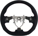 D-Shaped Steering Wheel for Subaru WRX STI 2008-2014 Models I Strong & Stylish I Easy to Install I Steering Wheel Replacement I Designed to Fit Perfectly I Size:350mm