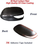 Carbon Fiber Mirror Cover Cap for SUBARU WRX STI 2008-2014 USDM With Blinkers Indicator Signal Light Version | Decorative Overlay trim | Lightweight Strong with U-Resistant Clear Coating