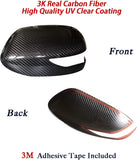 Carbon Fiber Mirror Cover Cap for SUBARU WRX STI 2008-2014 USDM With Blinkers Indicator Signal Light Version | Decorative Overlay trim | Lightweight Strong with U-Resistant Clear Coating