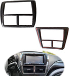 Radio Stereo Bezel Cover Cap for SUBARU WRX IMPREZA STI 2008-2014 SEDAN (USDM) Hatchback 3K Real Dry Carbon Fiber Lightweight Strong with U-Resistant Clear Coating