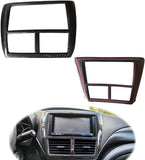 Radio Stereo Bezel Cover Cap for SUBARU WRX IMPREZA STI 2008-2014 SEDAN (USDM) Hatchback 3K Real Dry Carbon Fiber Lightweight Strong with U-Resistant Clear Coating