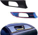 Front Inner Door Opener Cover for SUBARU IMPREZA WRX STI 2008-2014 Dry Carbon Decorative Trim I Lightweight Strong with UV-Resistant Clear Coating Perfect for an Aggressive Updated Look
