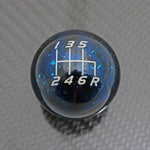 BLUE COSMIC SPACE - 6 SPEED VELOCITY ENGRAVING (REVERSE RIGHT-DOWN) - MAZDA FITMENT