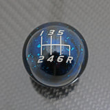 BLUE COSMIC SPACE - 6 SPEED VELOCITY ENGRAVING (REVERSE RIGHT-DOWN) - MAZDA FITMENT