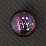PURPLE COSMIC SPACE - 6 SPEED HEARTBEAT ENGRAVING - HONDA FITMENT