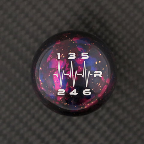 PURPLE COSMIC SPACE - 6 SPEED HEARTBEAT (REVERSE RIGHT) - Ford Focus/Fiesta ST/RS (12x1.25mm) & Ford Mustang '15+ (12x1.25mm)
