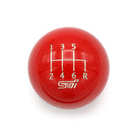 GLOSS RED WEIGHTED - 6 SPEED STI ENGRAVING - 6 SPEED STI FITMENT