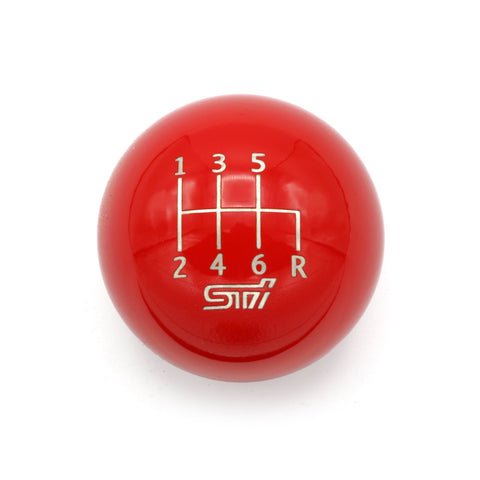 GLOSS RED WEIGHTED - 6 SPEED STI ENGRAVING - 6 SPEED STI FITMENT