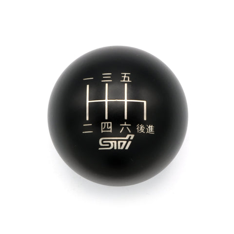 MATTE BLACK WEIGHTED - 6 SPEED STI JAPANESE ENGRAVING - 6 SPEED STI FITMENT