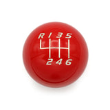 GLOSS RED WEIGHTED - 6 SPEED VELOCITY ENGRAVING - AUDI/VW MANUAL FITMENT